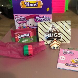 Real littles shopkins snack time minis